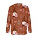 thumbnail image 5 of Pntutb, camisas informales de manga larga para mujer, sudadera de cuello redondo con estampado navideño, jersey de cuello redondo, tops tipo túnica Pntutb Pntutb-281, 5 of 5