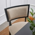 thumbnail image 7 of Modway Pristine Solid Wood and Fabric Dining Chairs in Beige (Set of 2), 7 of 7