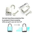 thumbnail image 5 of SIEYIO Heart Padlock Choker Necklace with Keys for Women Punk Gothic Choker Necklace Cosplay Choker Heart Padlock Collar, 5 of 17