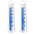 thumbnail image 4 of Medidor de lluvia con escala, medidor de lluvia transparente, herramienta de tubo de medición de lluvia, suministro para exteriores, 2 uds., 4 of 6