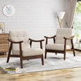 thumbnail image 2 of Aurora Mid-Century Modern Accent Chairs (Set of 2), 2 of 5