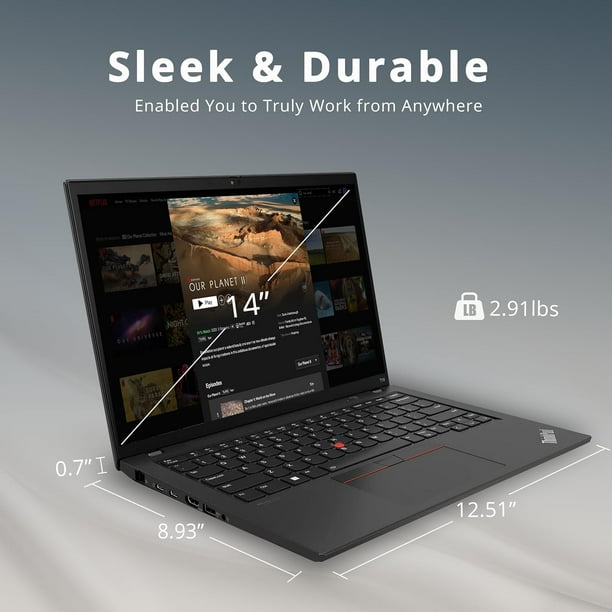 Lenovo Thinkpad T14 Gen 3 Laptop, 14.0