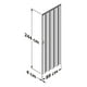 thumbnail image 3 of Puerta Plegable Universal Mediana 88x244 cm, Ancho y altura ajustable Playcon, 3 of 8