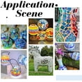 thumbnail image 6 of 150 Pieces/0.55 Pounds Vibrant Glass Mosaic Tiles Assorted Colors and Shapes Colored Glass Pieces Colored Glass Pieces for Home Decoration DIY Crafts Arts Mosaic Projects DIY, 6 of 6