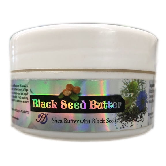 Whipped Black Seed Shea Butter  5.3 Oz- All-Natural, Organic Body Moisturizer for Soothing and Hydrating Skin