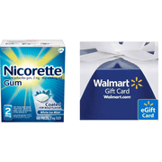 Nicorette 2mg White Ice 160ct Gum with FREE $15 eGift Card
