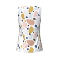 thumbnail image 5 of Lsque Geometric Spots Printed Workout Tank Tops for Women, Athletic Sports Tank Tops, Compression Sleeveless Dry Fit Shirts,Sleeveless Yoga Shirt-Medium, 5 of 9
