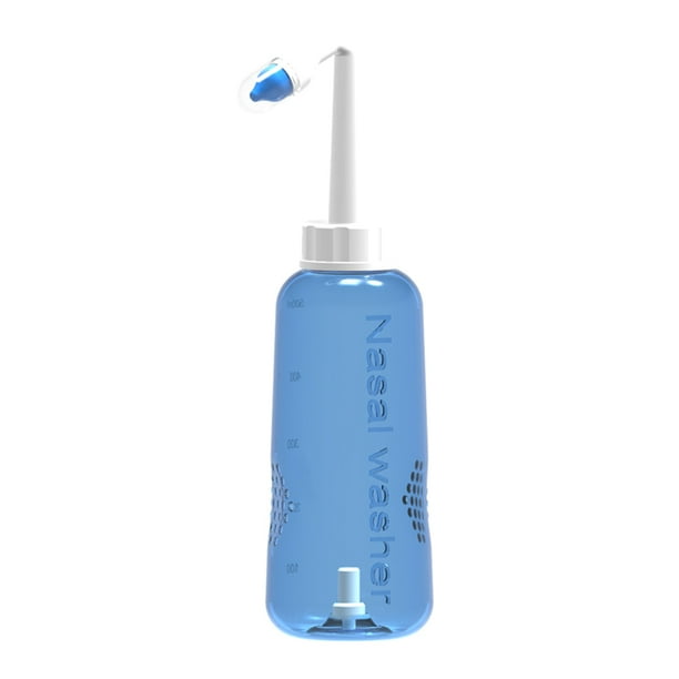 Irrigador nasal de 500 ml, herramienta de limpieza de la cavidad nasal, frasco de limpieza nasal en spray