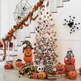 thumbnail image 2 of Árbol de Navidad Topeakmart Prelit Slim de 6 pies con luces negras, 2 of 8
