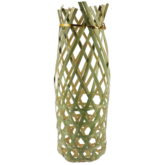 Abat-Jour en Bambou Rétro Remplacement Petite Lampe Porte-Bougie Lanterne
