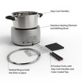 thumbnail image 3 of Classic Cuisine M030231 Stainless Steel Fondue Pot Set, 3 of 8