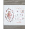 Gerber Baby Girl Milestone Blanket & Frame Set, 2-Piece