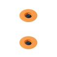 thumbnail image 1 of Tapa de taza de dibujos animados Naiovety con Soporte para cuchara a prueba de fugas 220 Naranja 2piezas, 1 of 6
