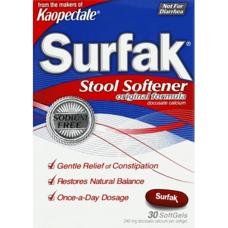 Surfak Stool Softener 30 ct.