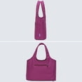 thumbnail image 4 of Tote Bag Solid Color Large Capacity Tote Purse Single Shoulder Bag for Women, 4 of 10