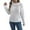 A White, variant on Women's Sweaters Casual Solid Color Hollow Out Long Sleeve Pullover Knitted Sweaters Fall Sweater Orange L