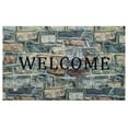 thumbnail image 1 of Achim Welcome Stone Heavy Duty Outdoor Mat, Gray, 18x30 Inches, 1 of 1