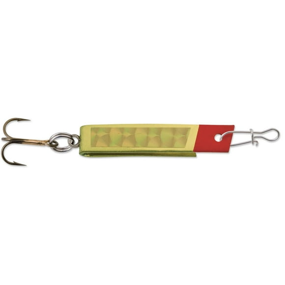 Luhr-Jensen Cuillère Super Duper 1-1/8 po. 1/12 oz, Brass/Gold Prism-Lite