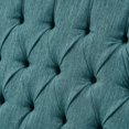 thumbnail image 5 of GDF Studio Dunham Contemporary Fabric Tufted Oversized Pushback Recliner, Teal and Dark Brown, 5 of 13