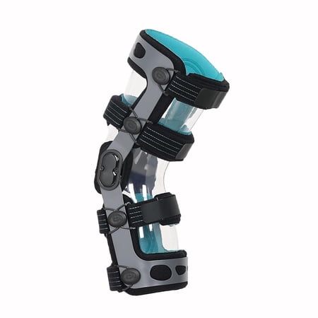 Orthomen ACL Knee Brace for Ligament Injuries, Sports Injuries, Arthritis (OA) & Preventive Protection & Relief from Knee Joint Pain/Degeneration- Men & Women (M-Left)