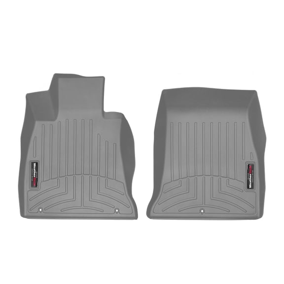 WeatherTech Custom Fit FloorLiners compatible with 2018-2023 Kia Stinger - 1st Row (Driver & Passenger), Grey