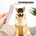thumbnail image 4 of Pet Hair Trimmer Comb, Pet Hair Cutting Comb, Pet Hair Cutting Tools, Grooming Razor Thinning Dog Cat Floating Hair Remover with 5 Blades, 4 of 9