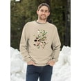 thumbnail image 2 of Great Cinereous Shrikes Sweatshirt Men -John James Audubon Designs, Male 4X-Large, 2 of 4