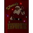 thumbnail image 4 of Mens & Big Men's Holiday Christmas Graphic Sweatshirt Santa's Favorite, Sizes S-3XL by Jolly Knits, 4 of 4