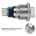 thumbnail image 4 of Stainless Steel Knob Switch Change Over Switch Transfer Switch for 19mm/0.75in Mounting, 4 of 7