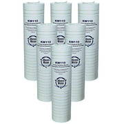 KleenWater KW110 Grooved Dirt Sediment Water Filter, Set of 6