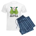 thumbnail image 6 of CafePress - We Make A Great Pear Men's Light Pajamas - Men's Light Loose Fit Cotton Pajama Set, 6 of 7