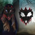 thumbnail image 2 of Halloween Dance Performance Two Half Face Bleeding Tiger Yasha Tengu Human Wolf, 2 of 4