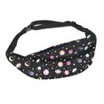thumbnail image 1 of MasteelfCA 1pc 3D Printing Zipper Bag Adjustable Starry Sky Pattern Waist Bag Fanny Packs Bum Bag, 1 of 7