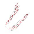 thumbnail image 3 of jinwen 2x RV Decal Anti Scratch PETG Auto Sticker for SUV Cargo Panel Car Door Gray Red, 3 of 9