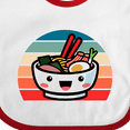 thumbnail image 4 of Inktastic Noodle Bowl Japanese Cute Ramen Kawaii Boys or Girls Baby Bib, 4 of 4