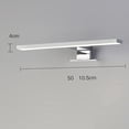 thumbnail image 4 of 3000K Uer Cbinet Lights, Rectngulr Modern Lmp LED Bthroom Vnity para Mirror Lptop Conferencing Closet Sala de Estar , 50CM 9W, 4 of 8