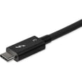 thumbnail image 4 of StarTech.com 0.8m/2.7ft Thunderbolt 3 to Thunderbolt 3 Cable, 40Gbps, Certified TB3, USB C Compatible, Active, 100W PD (TBLT34MM80CM), 4 of 5