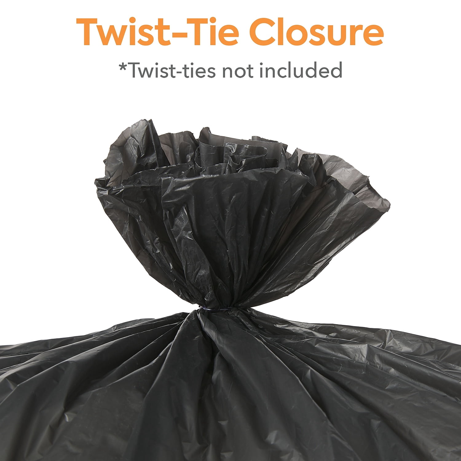 Staples Coastwide Professional 40-45 Gallon Trash Bag 40" x 48" High Density 22 mic Black 150