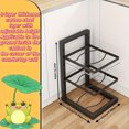 thumbnail image 4 of ENIYUU - 1 estante plegable ajustable para ollas, organizador de metal para cocina, estante para fregadero, soporte de gabinete multicapa para ollas y sartenes, ahorra espacio, 4 of 6