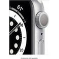 thumbnail image 2 of Restored Apple Watch Series 6 GPS + Cellular, 40mm Silver Aluminum Case with White Sport Band - Regular, 2 of 5