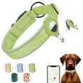 thumbnail image 3 of Reflective Dog Collar with Removable Airtag Protective Case WaterProof Pitbull French Bulldog Necklace Anti-Lost Dog Accessories (Yellow 1 Case,L (3.0x43-50cm)), 3 of 7