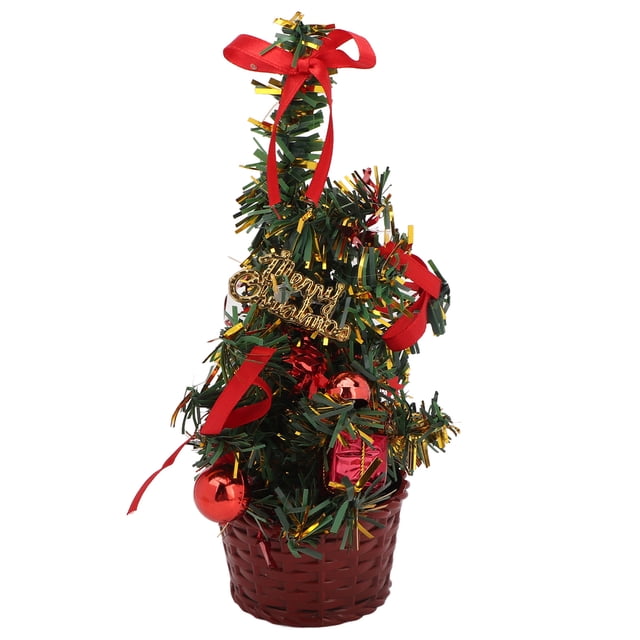 Mini árbol de Navidad artificial, árbol de Navidad de mesa Lindo árbol de Navidad de mesa Pequeño árbol de Navidad de mesa Rendimiento sólido