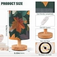 thumbnail image 3 of Maple Leaves Geometric Patterns Autumn Table Lamp with USB Port LED Warm Light Lamp Night Light Home Decor, 3 of 7