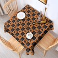 thumbnail image 2 of Halloween Patchwork Icons Pattern Square Tablecloth,Waterproof Square Table Cover,Wipeable Spillproof Washable Table Cover for Home Kitchen Party Decor 52"x52"(132x132cm), 2 of 6