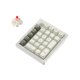 thumbnail image 1 of Teclado numérico mecánico personalizado Q0 Max inalámbrico blanco, 1 of 9