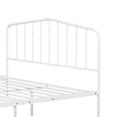 thumbnail image 3 of Nix Full Size Bed-Classic Spindle Headboard and Footboard-White Metal, 3 of 6