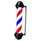 thumbnail image 2 of Lámpara de poste de barbero, práctica y duradera, 20 W, resistente al agua, con tiras giratorias. 90 cm x 23 cm x 30 cm, 2 of 8