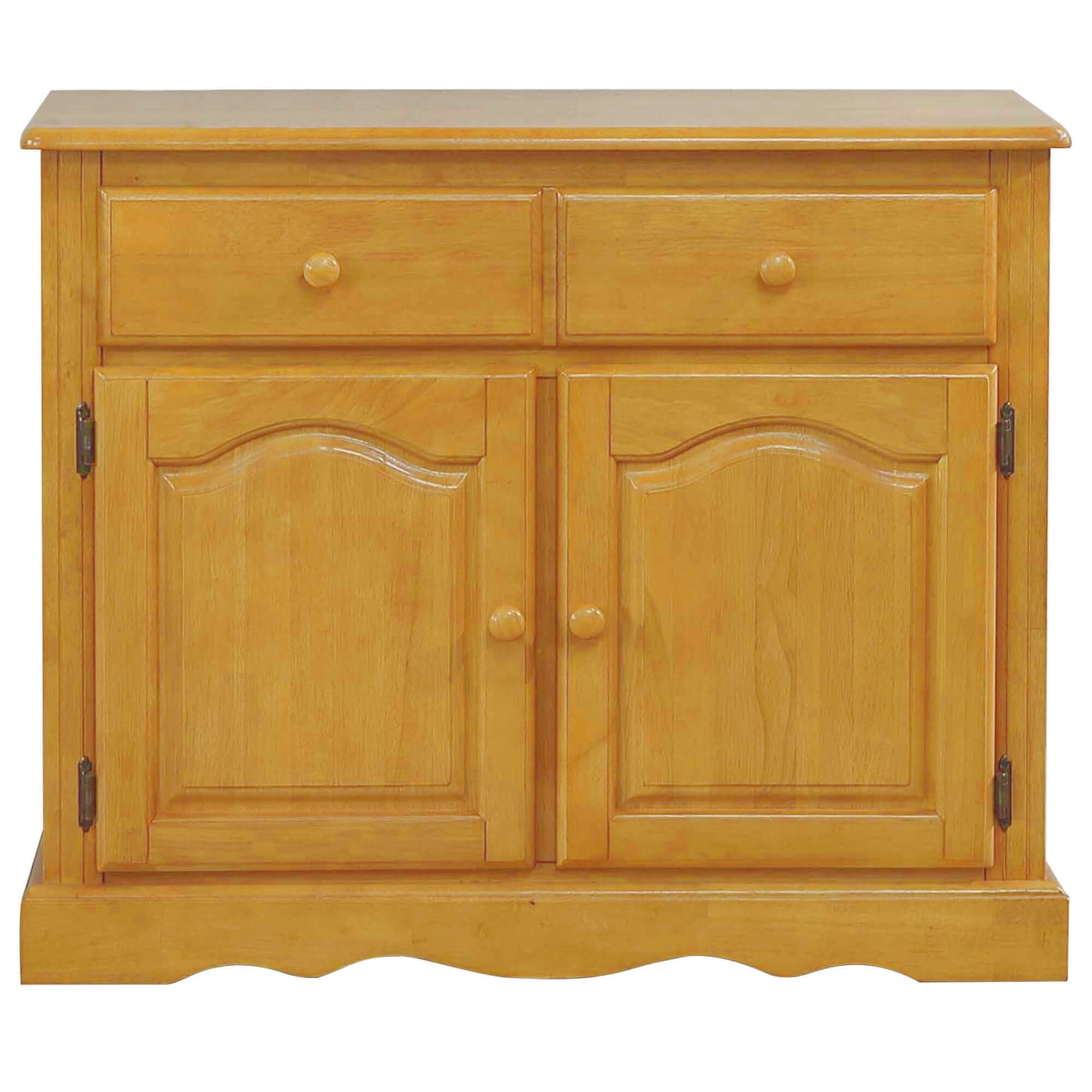 Oak Selections Light Oak Buffet with Solid Wood and Drawer