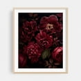 thumbnail image 2 of Burgundy Blooms Floral Drama - Painting Floral Flowers Botanical Nature Vintage Unframed Wall Art Print 16 x 20 inches, 2 of 13