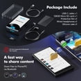 thumbnail image 2 of RUIZU 163GB Android MP3 Player with Bluetooth and WiFi, 4.5" IPS Touchscreen Music Player with Spotify, Pandora, Amazon Music, Parental Control MP4 M, 2 of 8